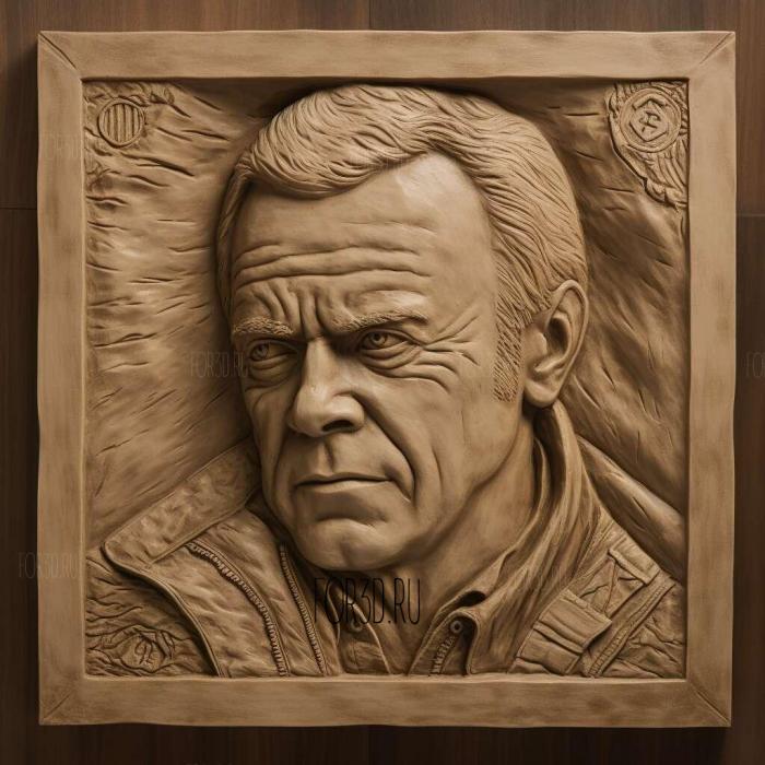 Jack Bauer 1 stl model for CNC